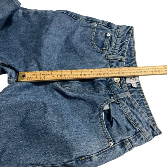 Princess Polly Womens Jeans Size 4 Blue High Rise Boot Flare Leg Zip Fly Denim - Picture 13 of 15